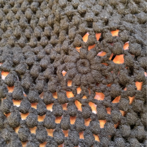 Cabo crochet black fur trim sweater - Picture 5 of 10